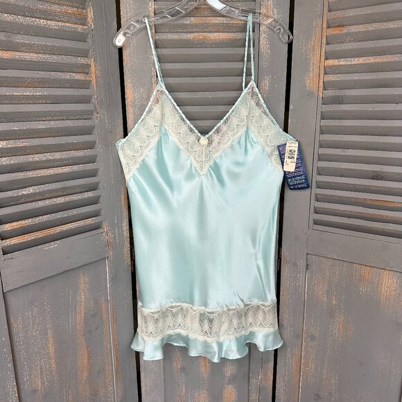 Lily Of France Vintage Chemise Short Nightgown Mint Sz L NWT
